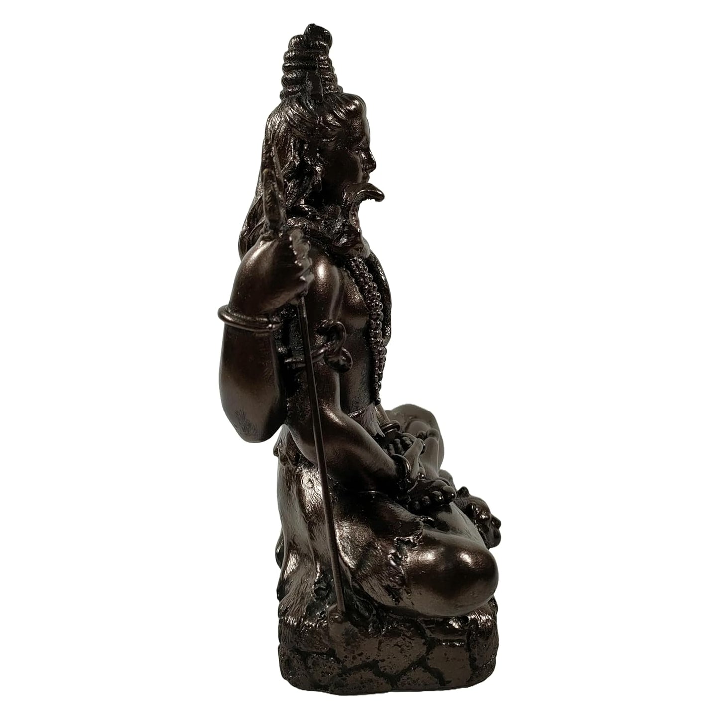Lord Shiva Idol Statue showpiece for Home Office Decor and Pooja | Shivji murti | Polyresin | Black