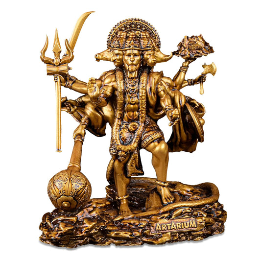 Panchmukhi Hanuman Standing Car Dashboard Home Decor Item Ganesh Murti Statue