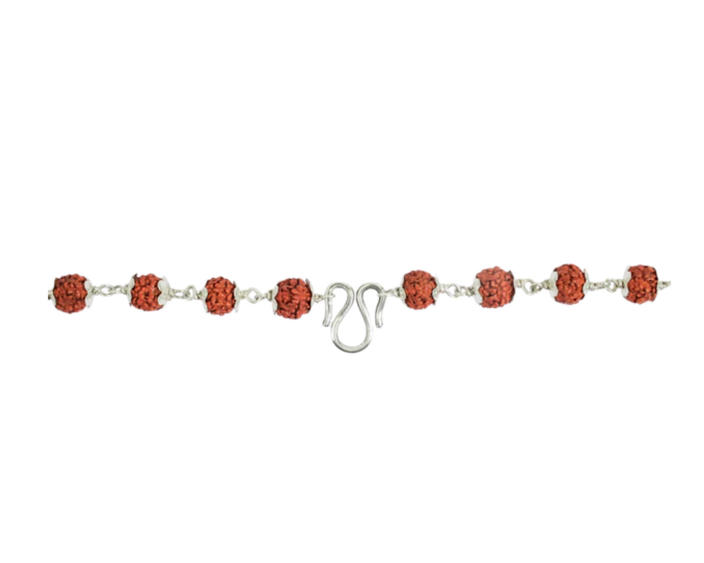 5 Mukhi Silver Rudraksha Mala